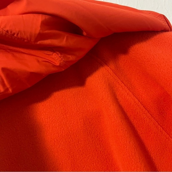 All In Motion Boys XS Micro-fleece Hoodie Thumbhole Cuffs Orange Quarter Zip NWT - Picture 5 of 9
